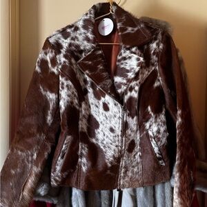 Stunning Cowhide Western Jacket !!! New w/tags